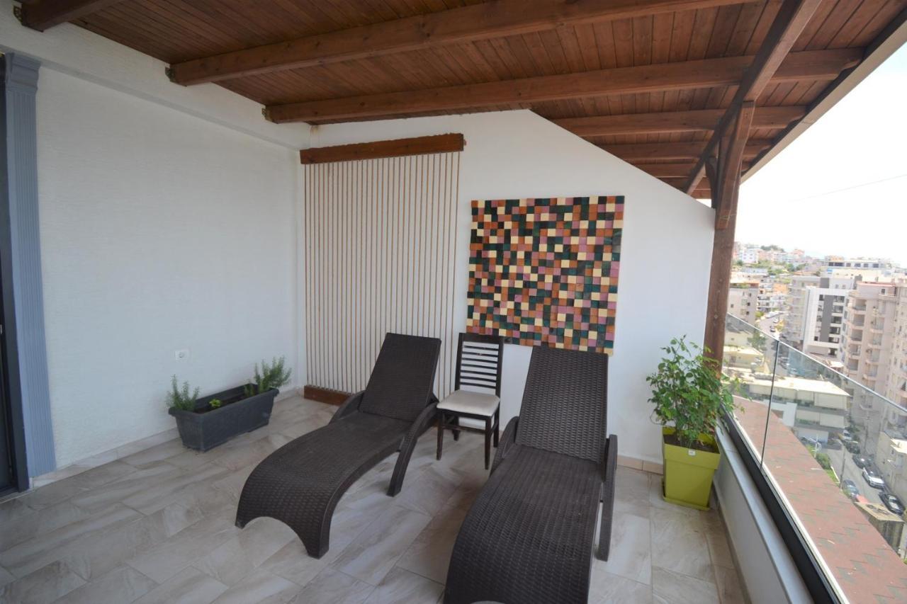 Luxury Penthouse B&E Lejlighed Sarandë Eksteriør billede